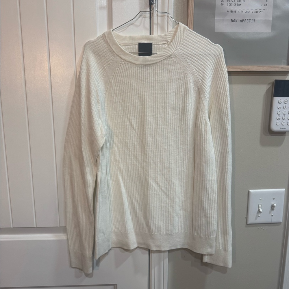 H&M Cream Sweater for Men